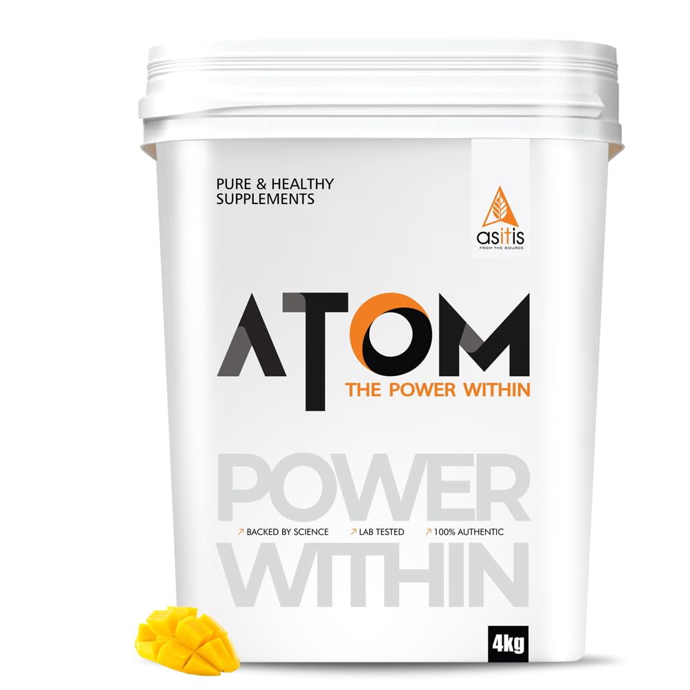 AS-IT-IS Nutrition ATOM Whey Protein 27g protein Isolate & Concentrate