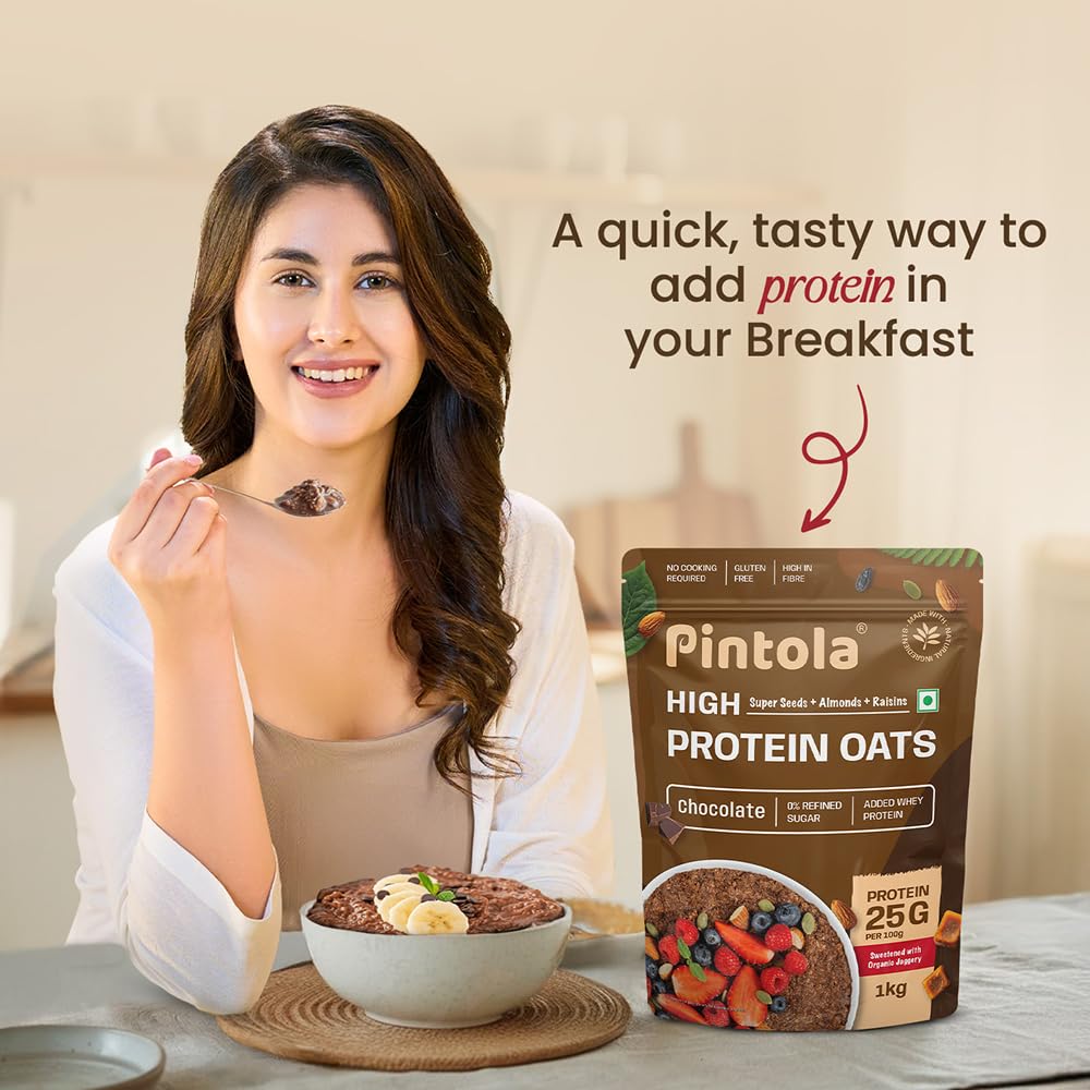 PINTOLA 25g High Protein Oats 1kg Dark Chocolate