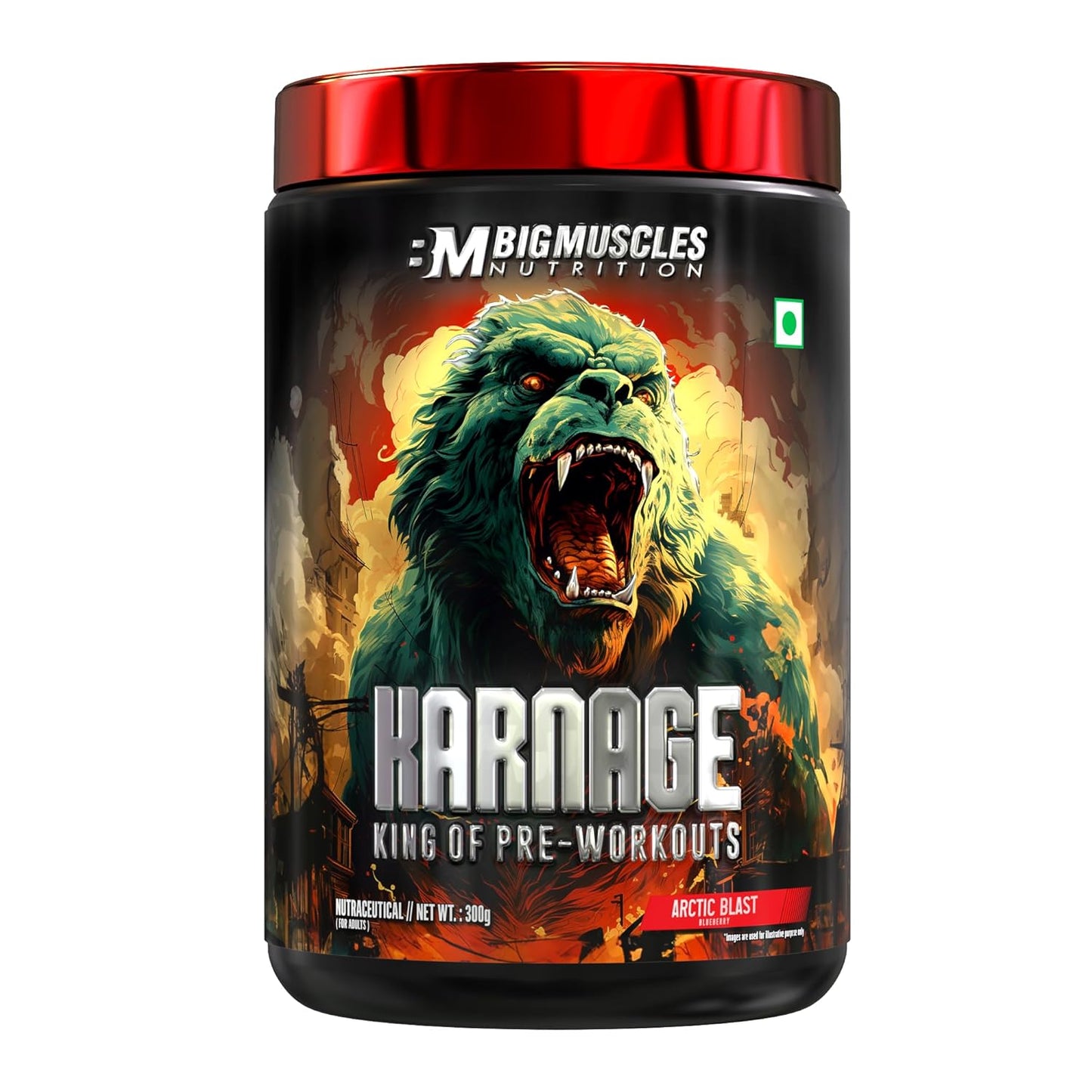 Bigmuscles Nutrition Karnage Pre workout 60 Servings 300gm