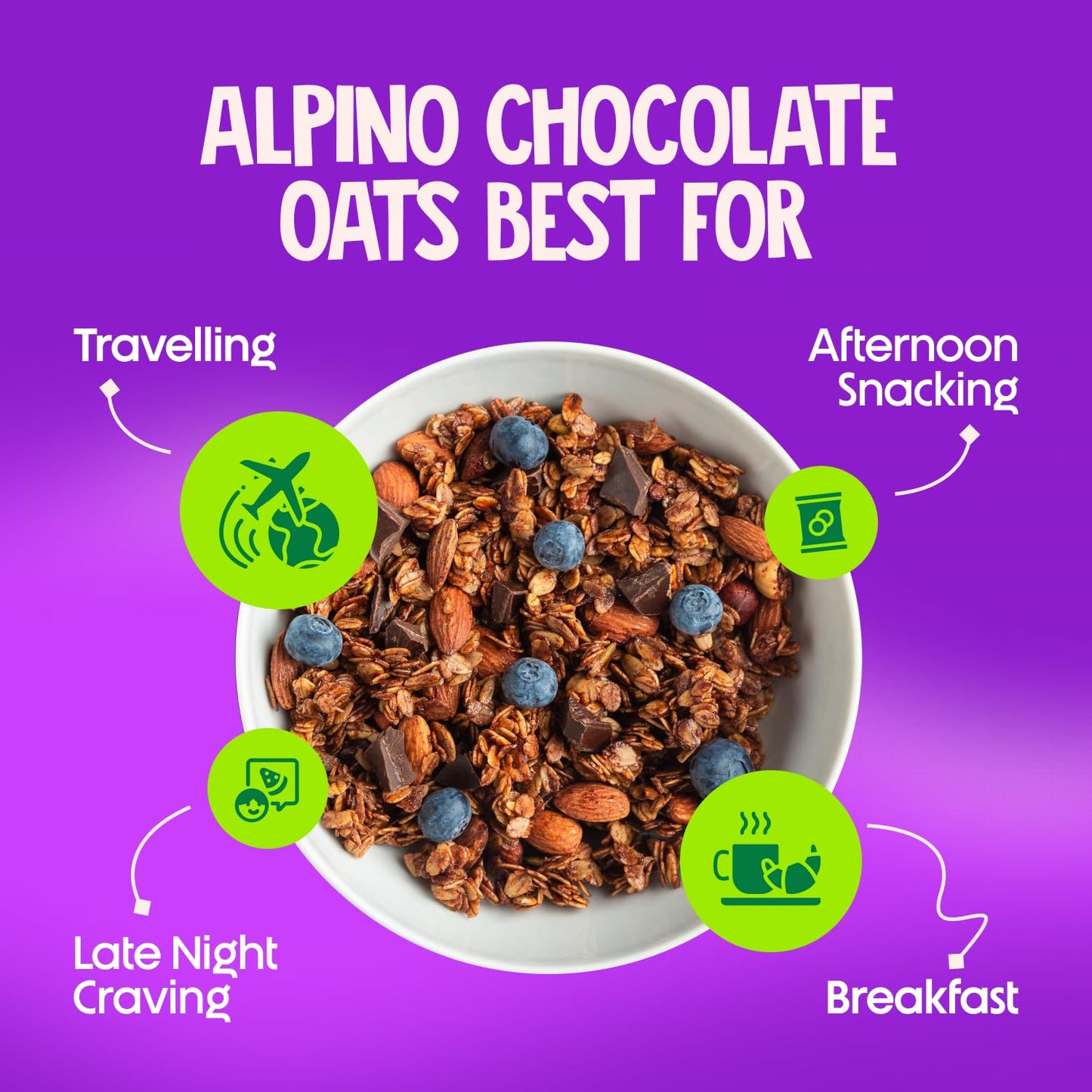 ALPINO 22% High Protein Super Oats Chocolate