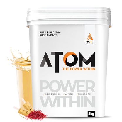 AS-IT-IS Nutrition ATOM Whey Protein 27g protein Isolate & Concentrate