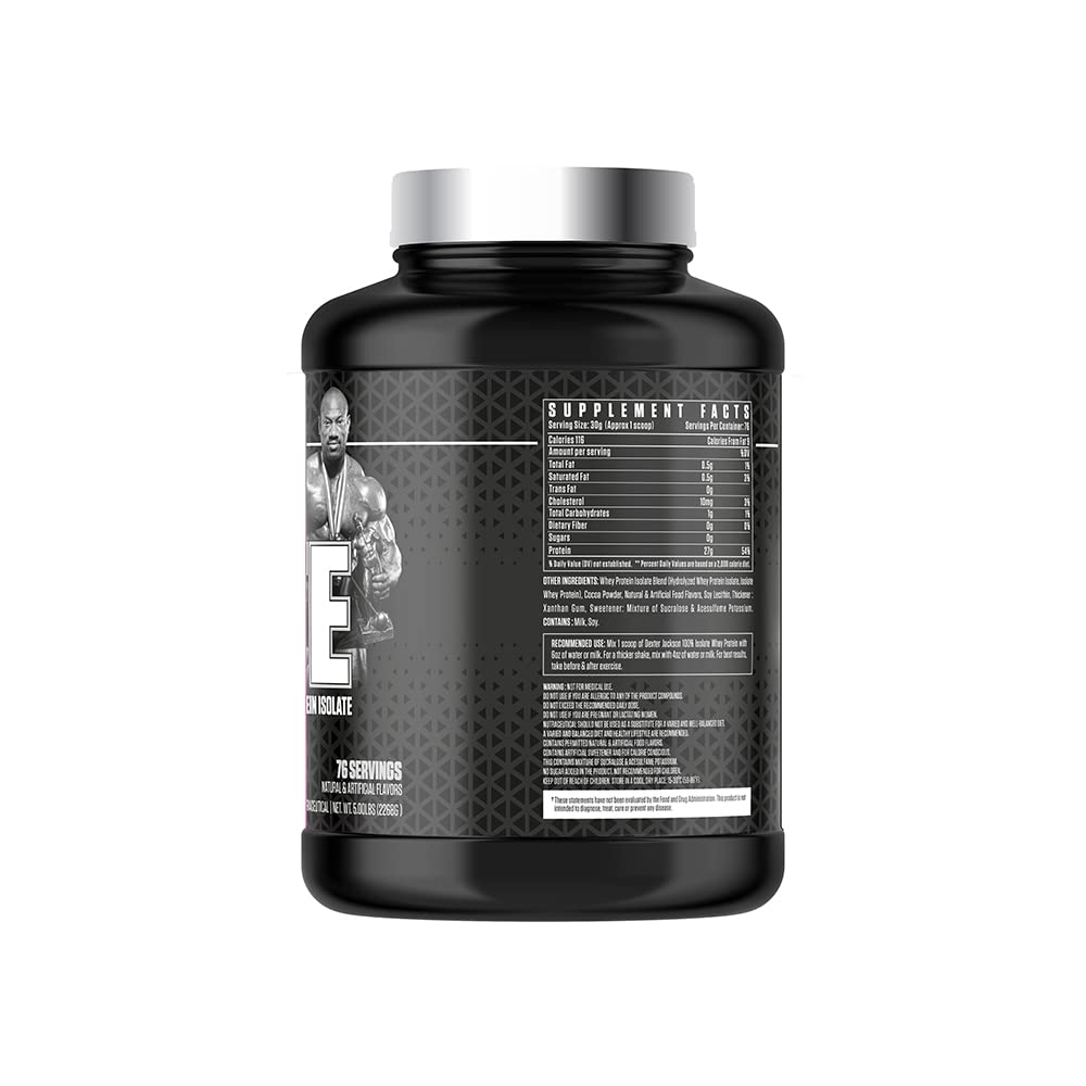 Dexter Jackson Black Series Hydrolyzed Whey Protein Isolate 2.27kg 5lbs 76 Servings