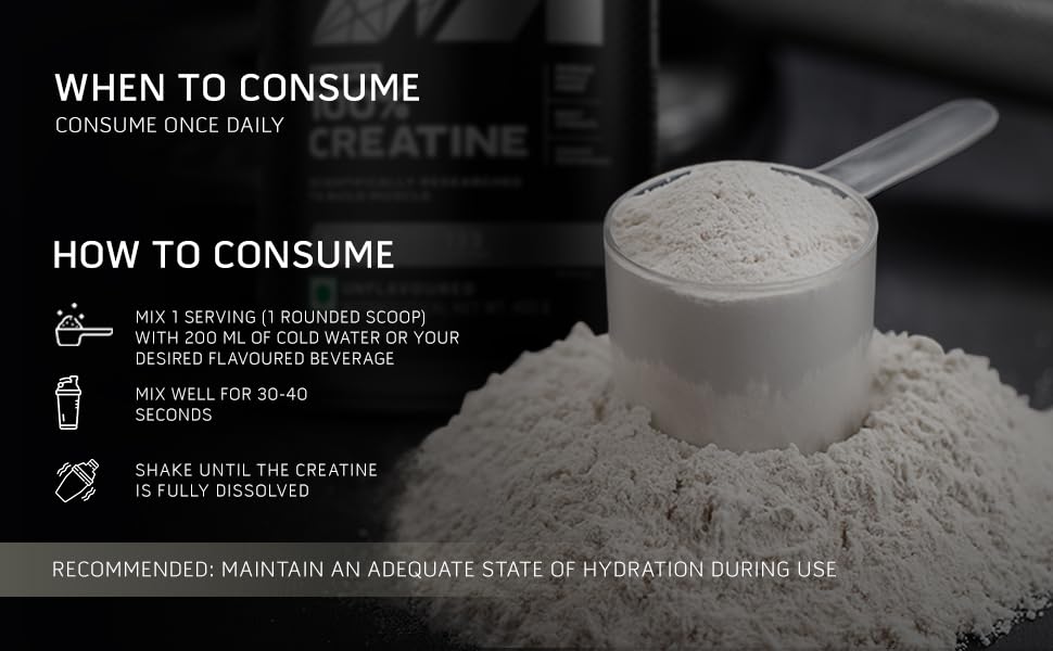 MuscleTech Platinum 100% Creatine Powder (Unflavoured - 100Gram,33 Servings)