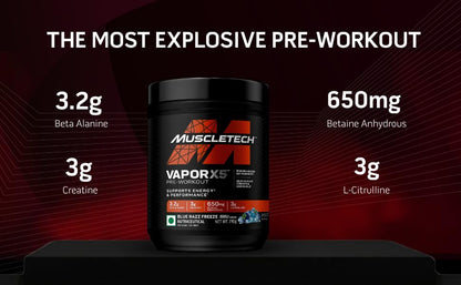 MuscleTech Vapor X5 Pre Workout Powder 30 Servings 270g