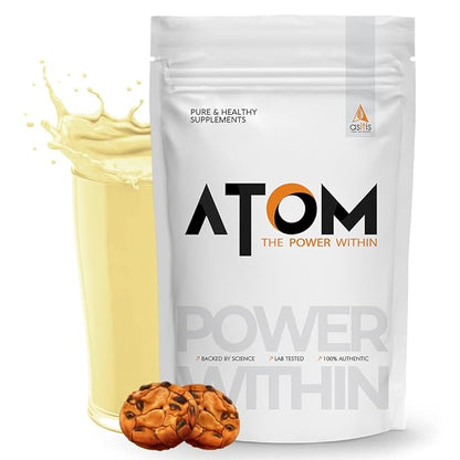 AS-IT-IS Nutrition ATOM Whey Protein 27g protein Isolate & Concentrate