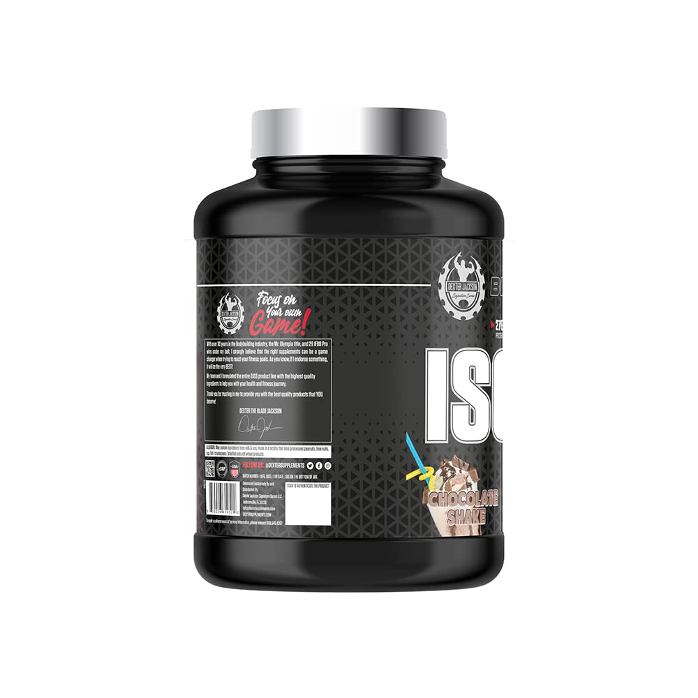 Dexter Jackson Black Series Hydrolyzed Whey Protein Isolate 2.27kg 5lbs 76 Servings