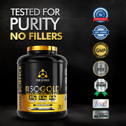 One Science Nutrition 100% Iso Gold Whey Protein