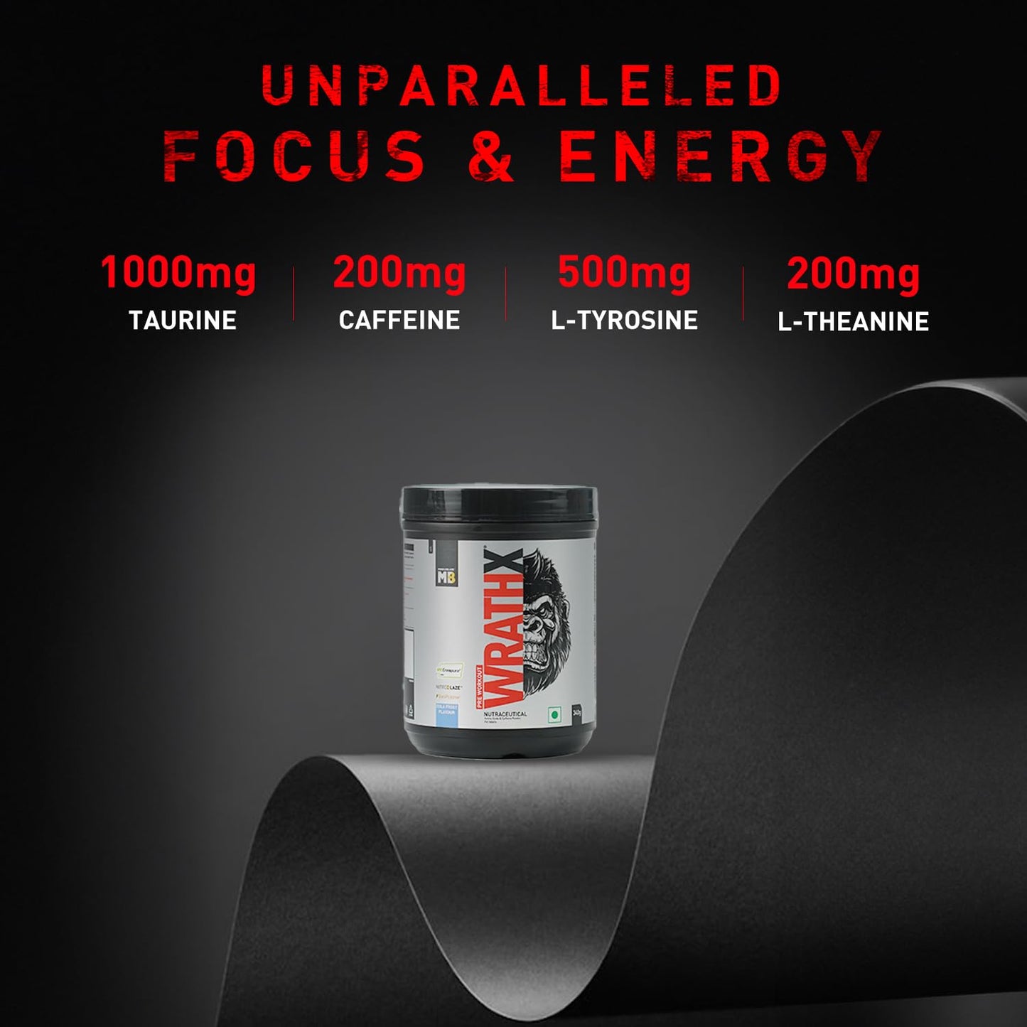 MuscleBlaze Pre Workout Wrathx With Creapure,Nitroblaze & Bioperine
