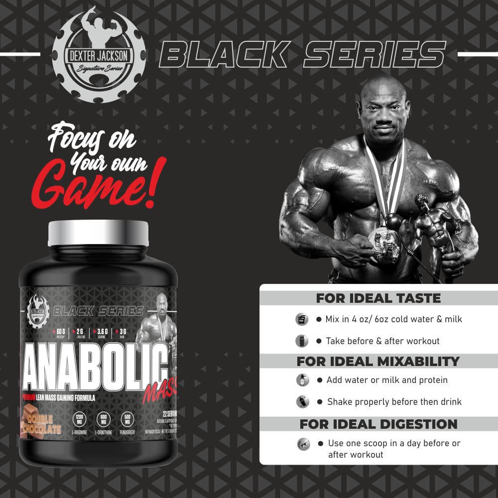 Dexter Jackson Black Series Anabolic Mass Gainer Double Chocolate