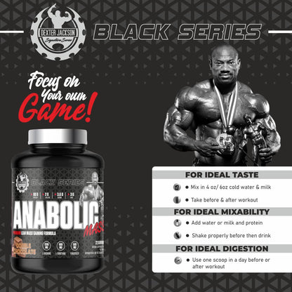 Dexter Jackson Black Series Anabolic Mass Gainer Double Chocolate