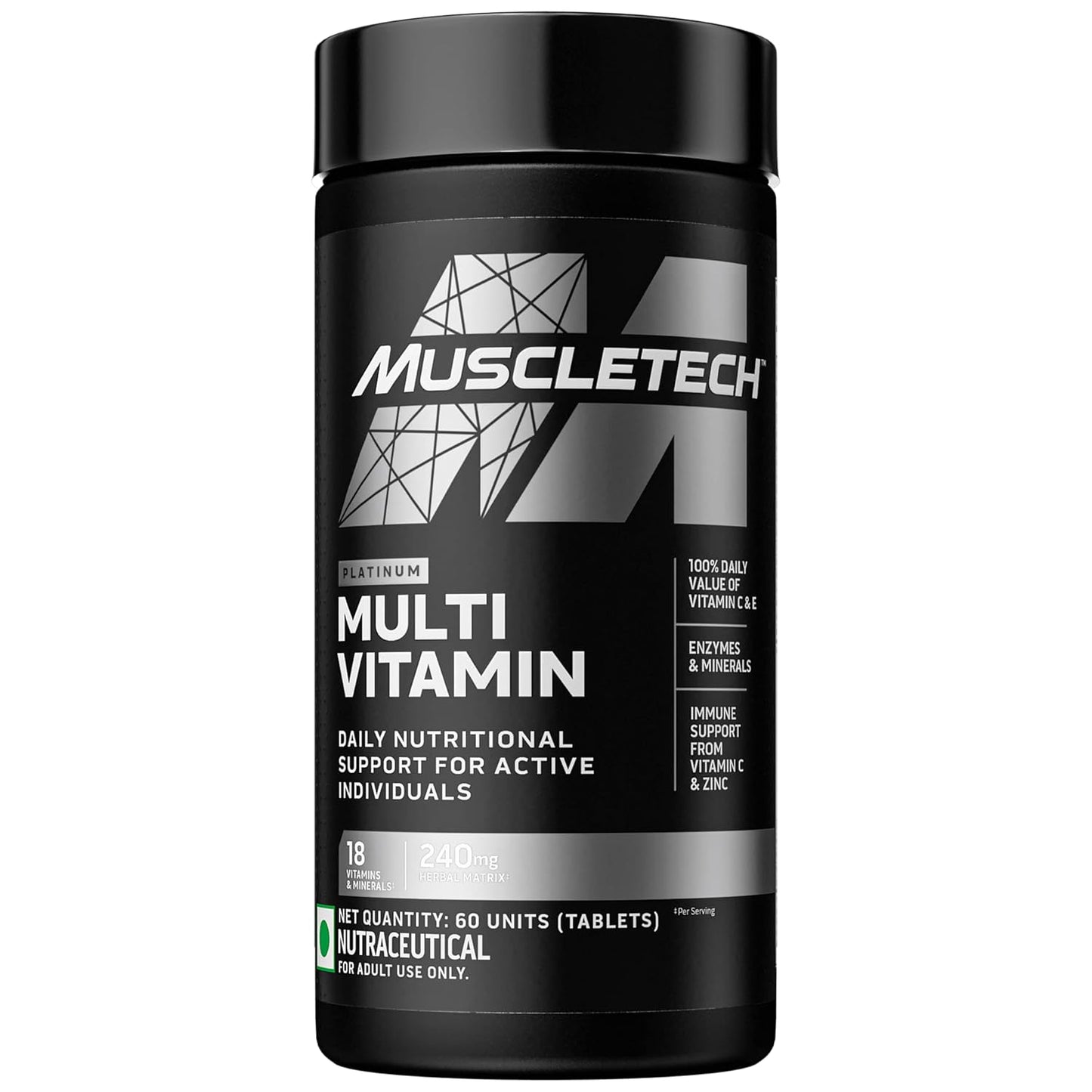 MuscleTech Platinum Multivitamin | 60 Tablets