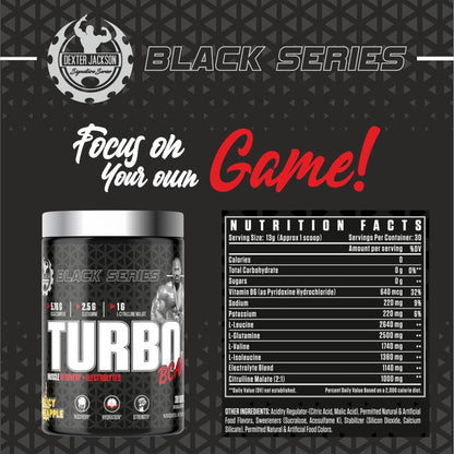 Dexter Jackson Black Series Turbo Bcaa | 30 Servings (390GM)