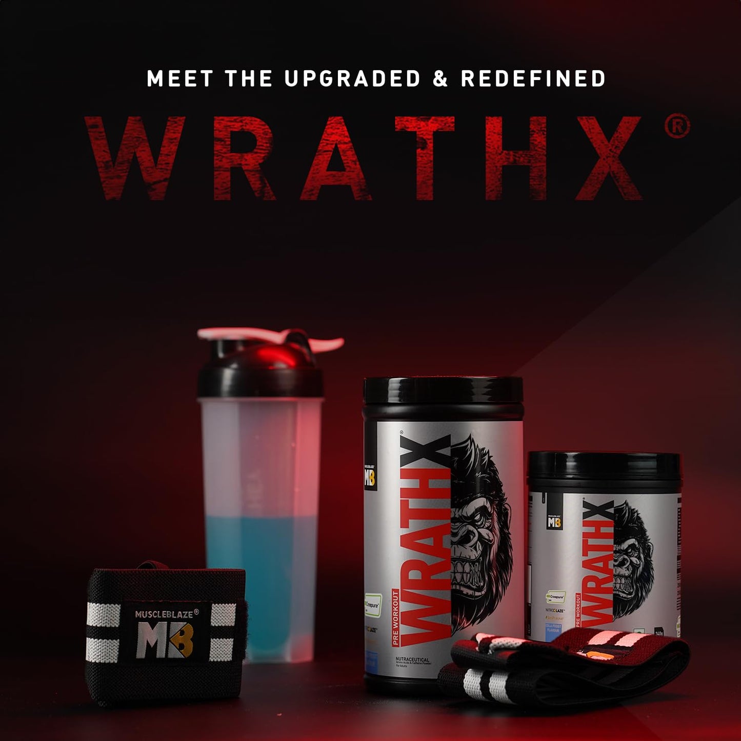 MuscleBlaze Pre Workout Wrathx With Creapure,Nitroblaze & Bioperine
