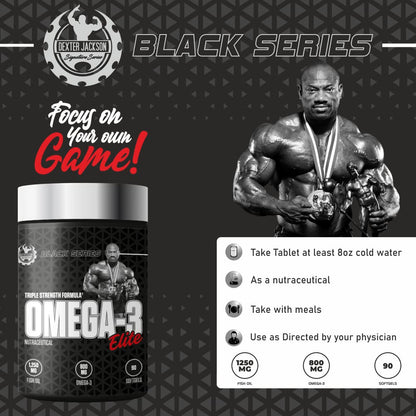 Dexter Jackson Black Series Omega-3 Elite | 90 Softgels