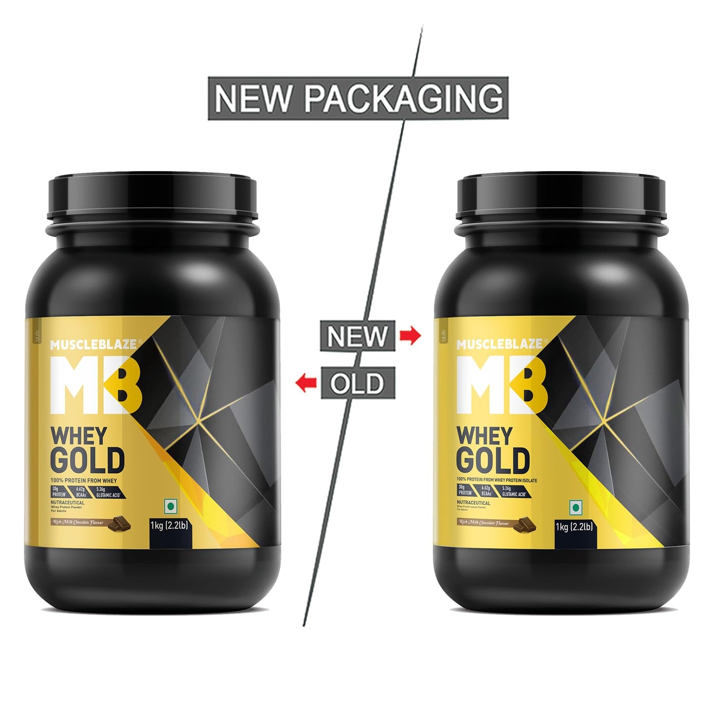 MuscleBlaze Whey Gold 100% Whey Protein Isolate