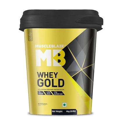 MuscleBlaze Whey Gold 100% Whey Protein Isolate