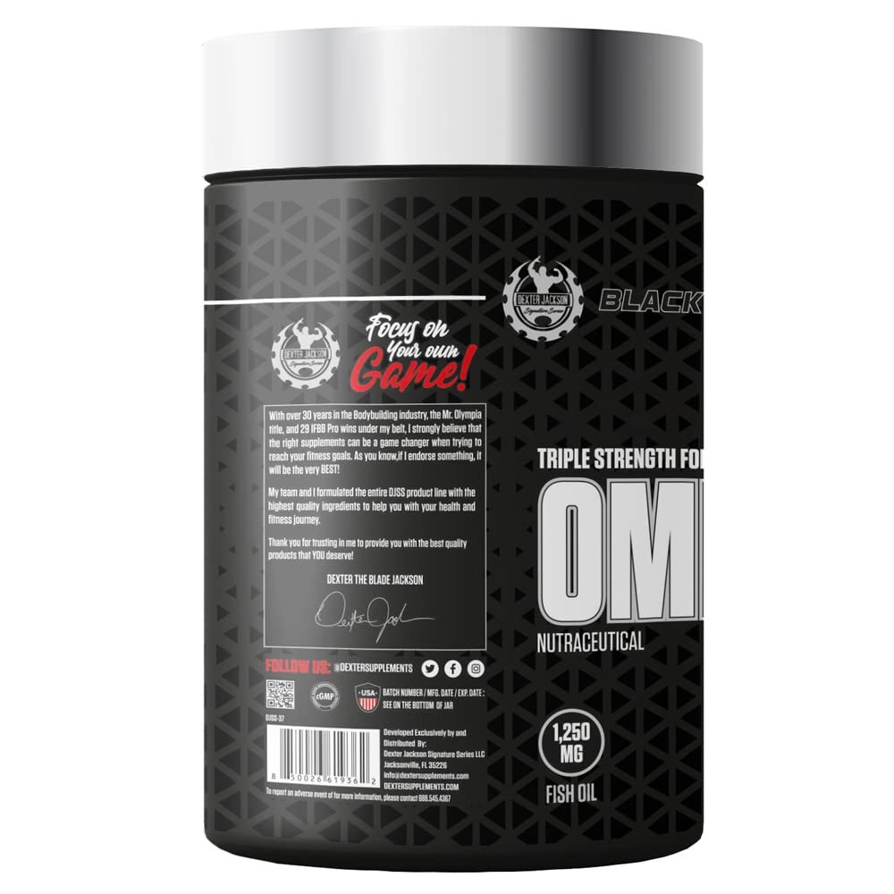Dexter Jackson Black Series Omega-3 Elite | 90 Softgels