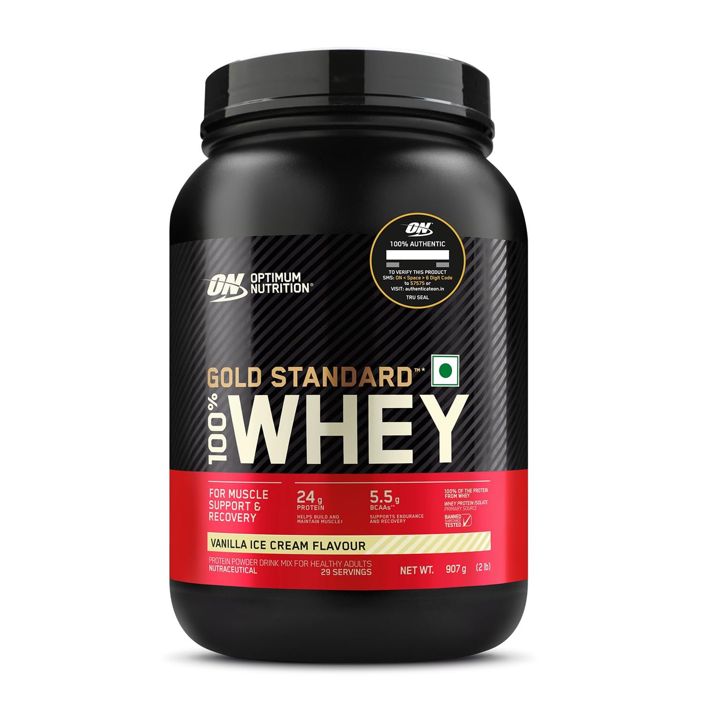 Optimum Nutrition (ON) Gold Standard 100% Whey Protein Powder