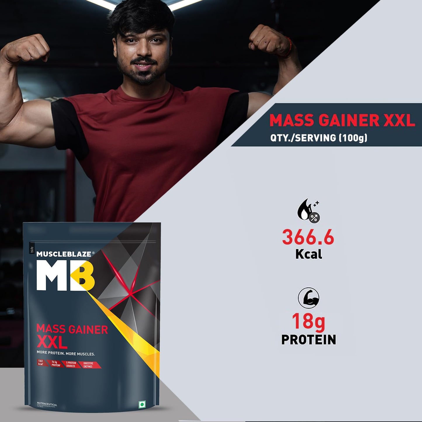 MuscleBlaze Mass Gainer XXL