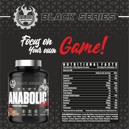 Dexter Jackson Black Series Anabolic Mass Gainer Double Chocolate