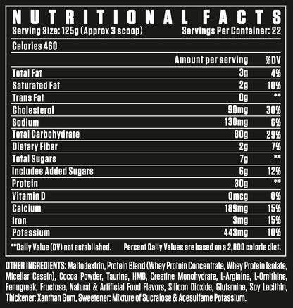 Dexter Jackson Black Series Anabolic Mass Gainer Double Chocolate