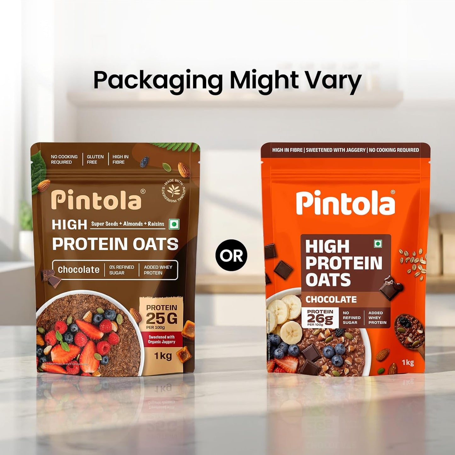 PINTOLA 25g High Protein Oats 1kg Chocolate