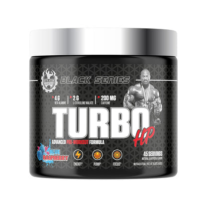 Dexter Jackson Black Series Turbo HP Pre Workout | 45 Servings, 450g