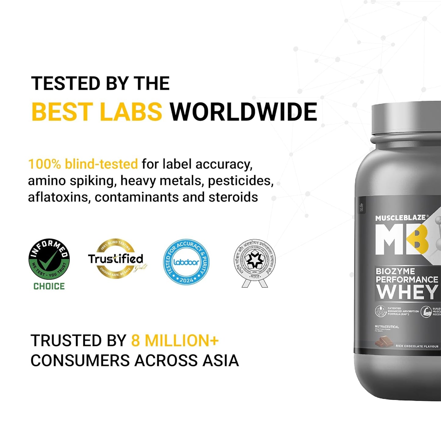 MuscleBlaze Biozyme Performance Whey Protein