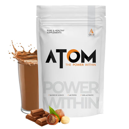 AS-IT-IS Nutrition ATOM Whey Protein 27g protein Isolate & Concentrate