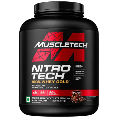 MuscleTech Nitrotech 100% Whey Gold | 24G Of Pure  Whey Protein Isolate