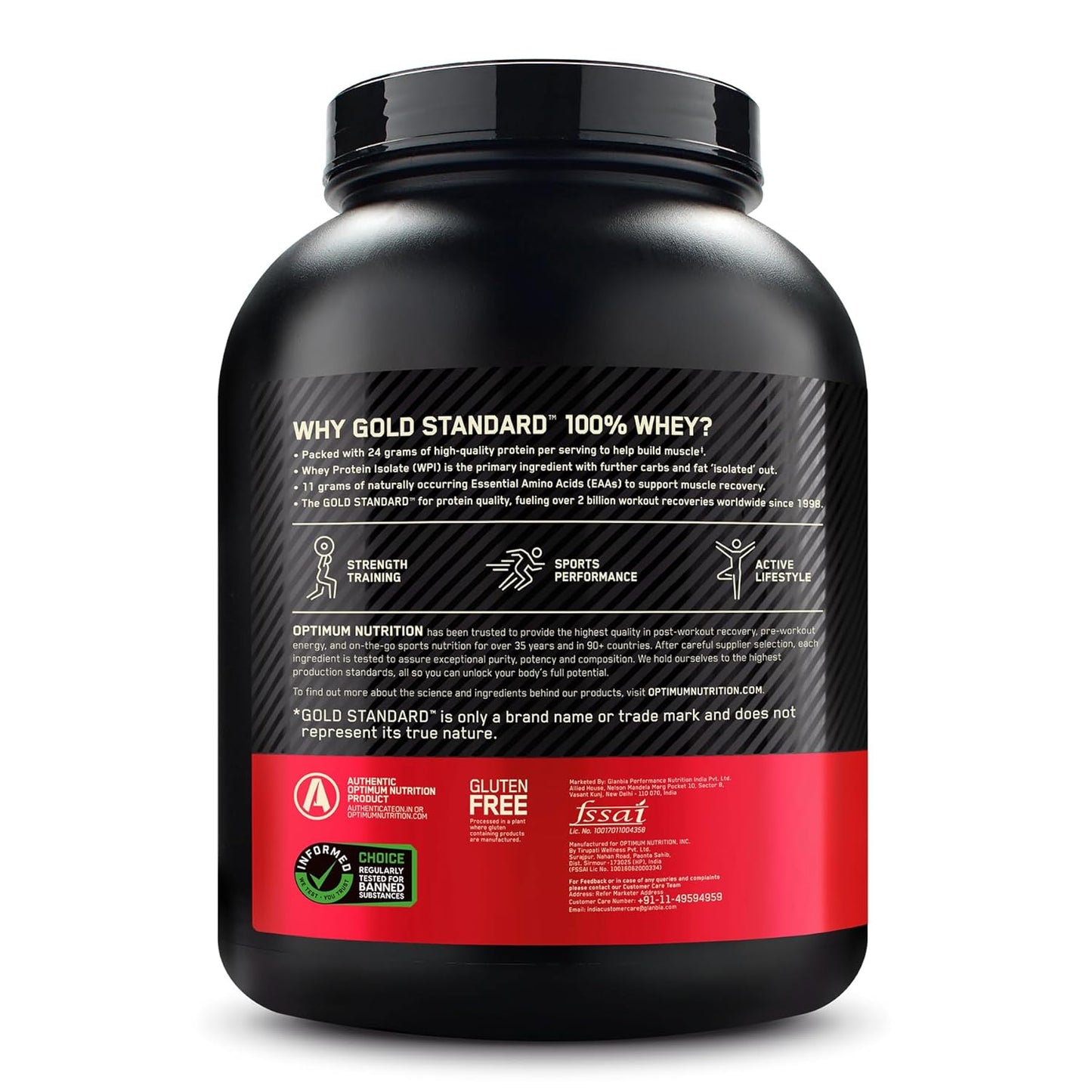 Optimum Nutrition (ON) Gold Standard 100% Whey Protein Powder