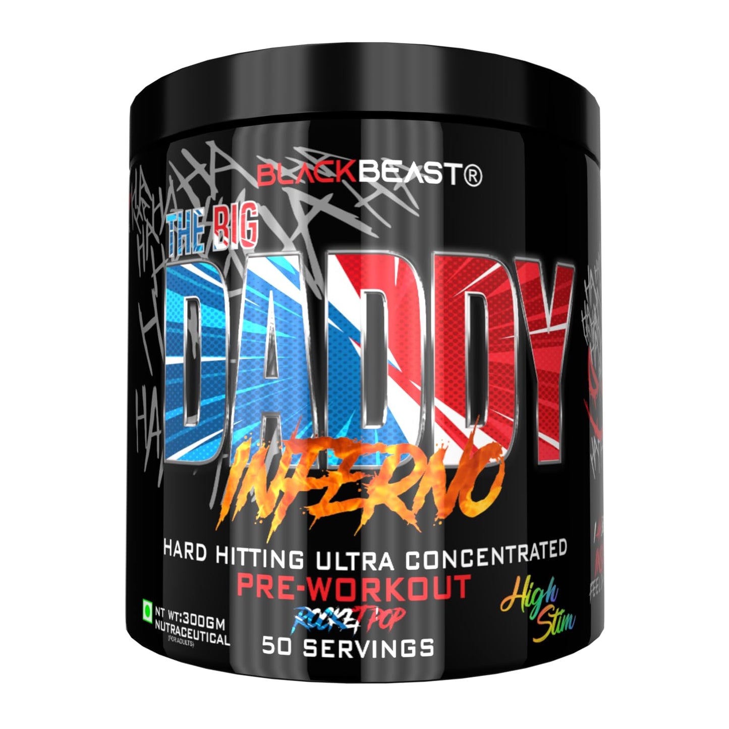 Black Beast The Big Daddy Inferno Pre workout 50 Servings 300gm