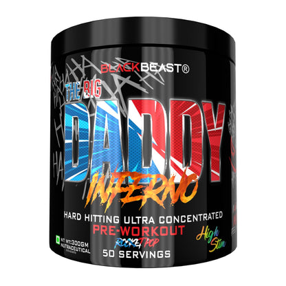 Black Beast The Big Daddy Inferno Pre workout 50 Servings 300gm