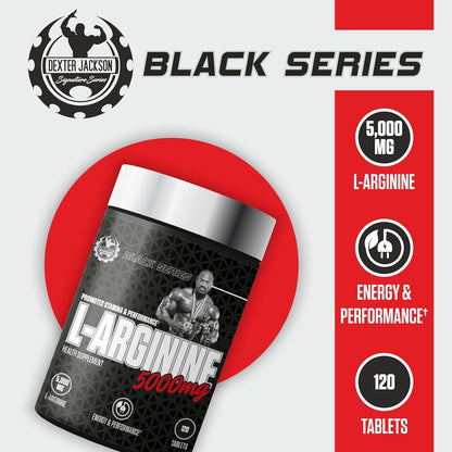 Dexter Jackson Black Series L-Arginine - 5000Mg 120 Tablets