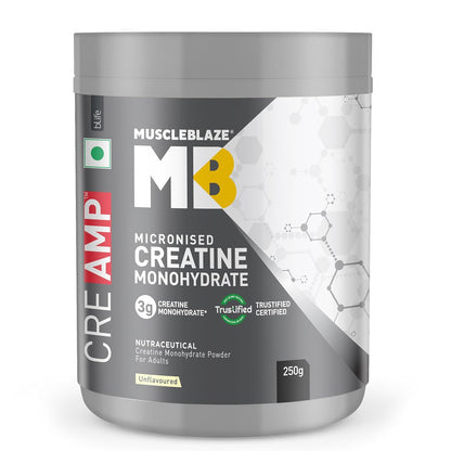 MuscleBlaze Micronised Creatine Monohydrate CreAMP Powder