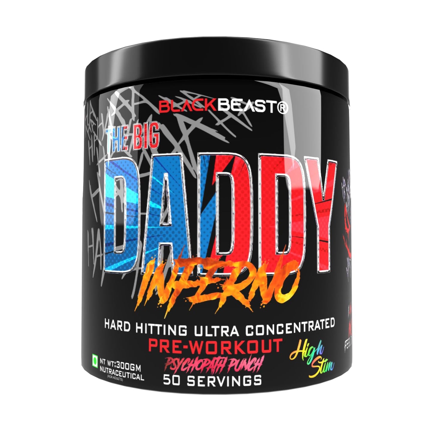 Black Beast The Big Daddy Inferno Pre workout 50 Servings 300gm