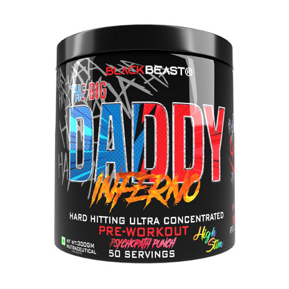 Black Beast The Big Daddy Inferno Pre workout 50 Servings 300gm
