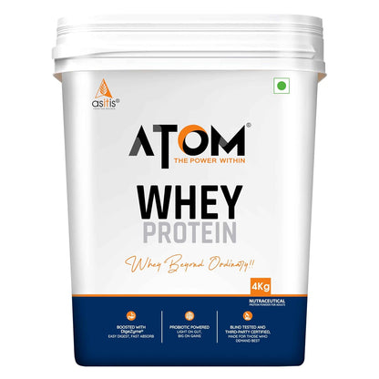 AS-IT-IS Nutrition ATOM Whey Protein 27g protein Isolate & Concentrate