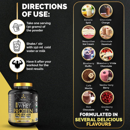 One Science Nutrition 100% Premium Whey Protein