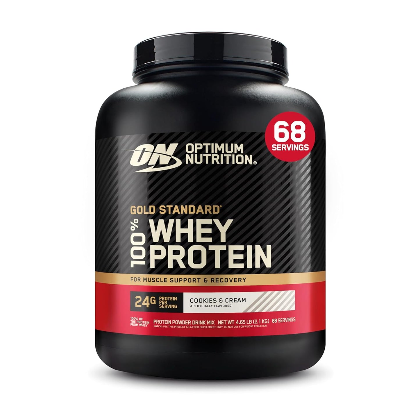 Optimum Nutrition (ON) Gold Standard 100% Whey Protein Powder