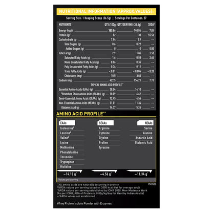 MuscleBlaze Whey Gold 100% Whey Protein Isolate