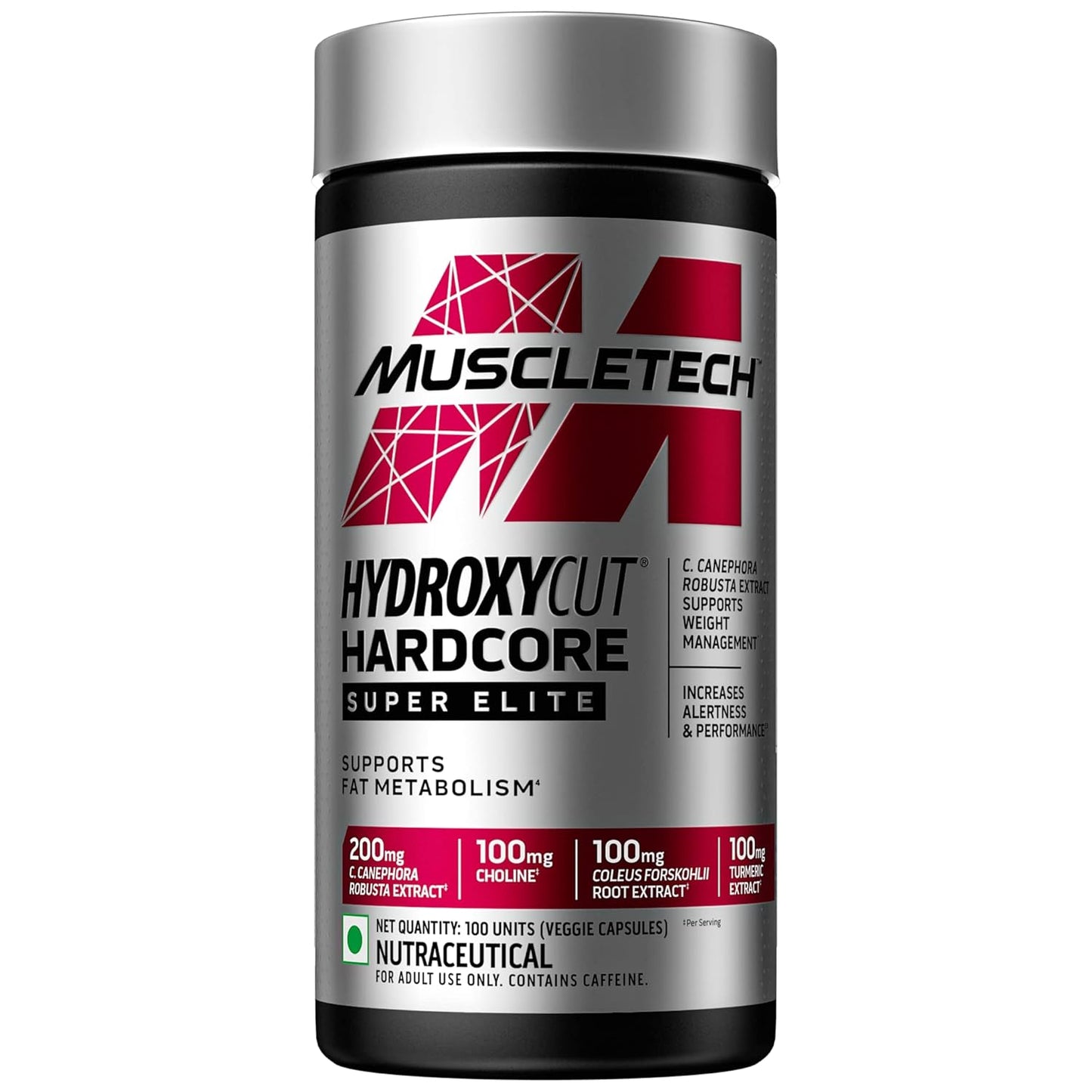 MuscleTech Hydroxycut Hardcore Super Elite 100 Capsules