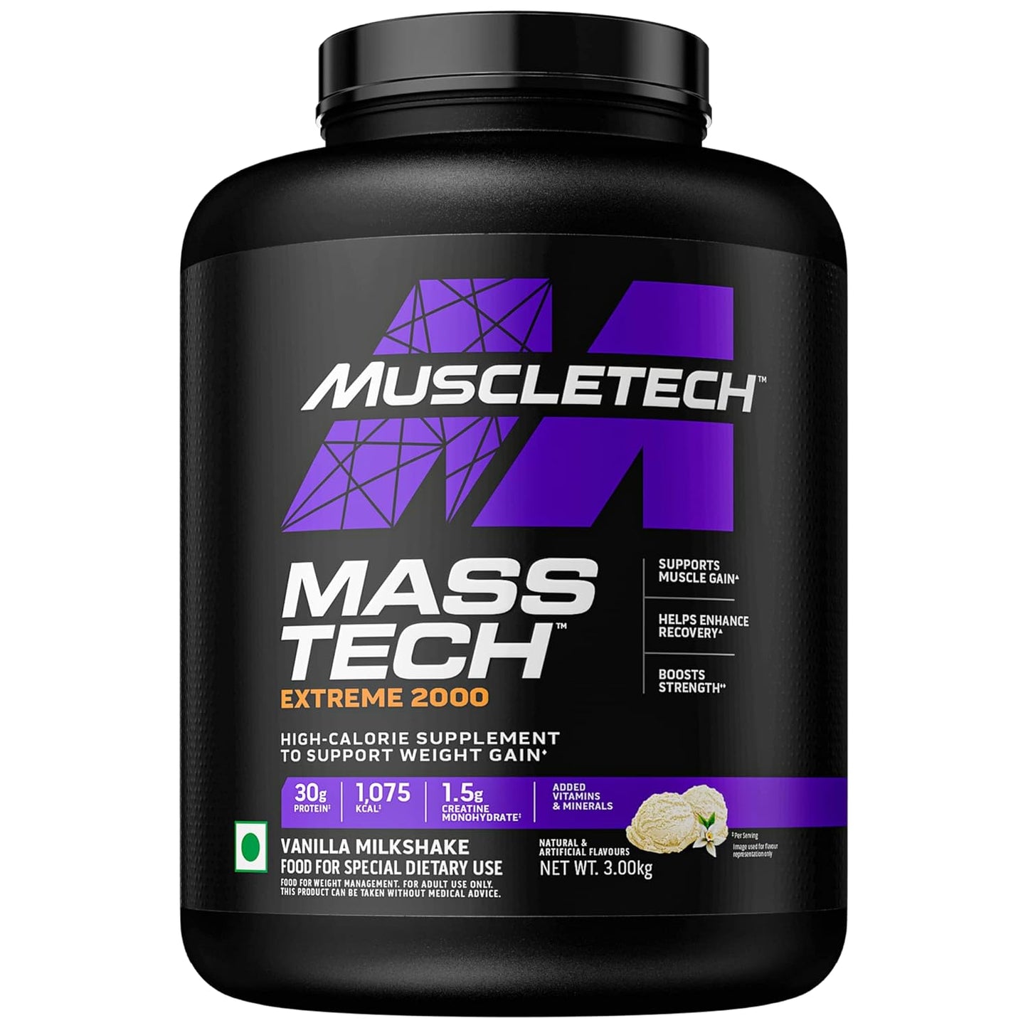 MuscleTech MassTech Extreme 2000 Mass Gainer Powder