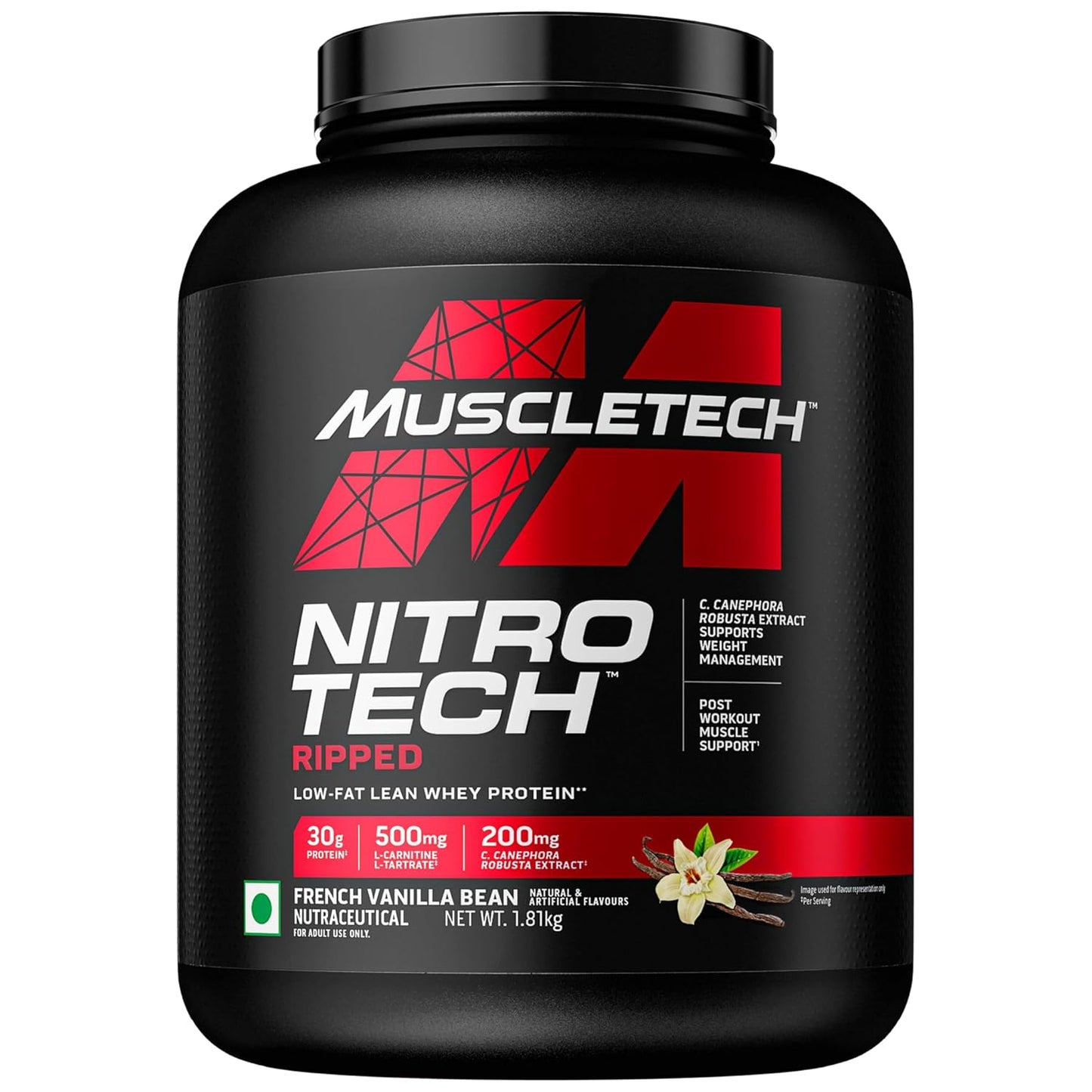 MuscleTech Nitrotech Ripped Low Fat Lean Whey Protein
