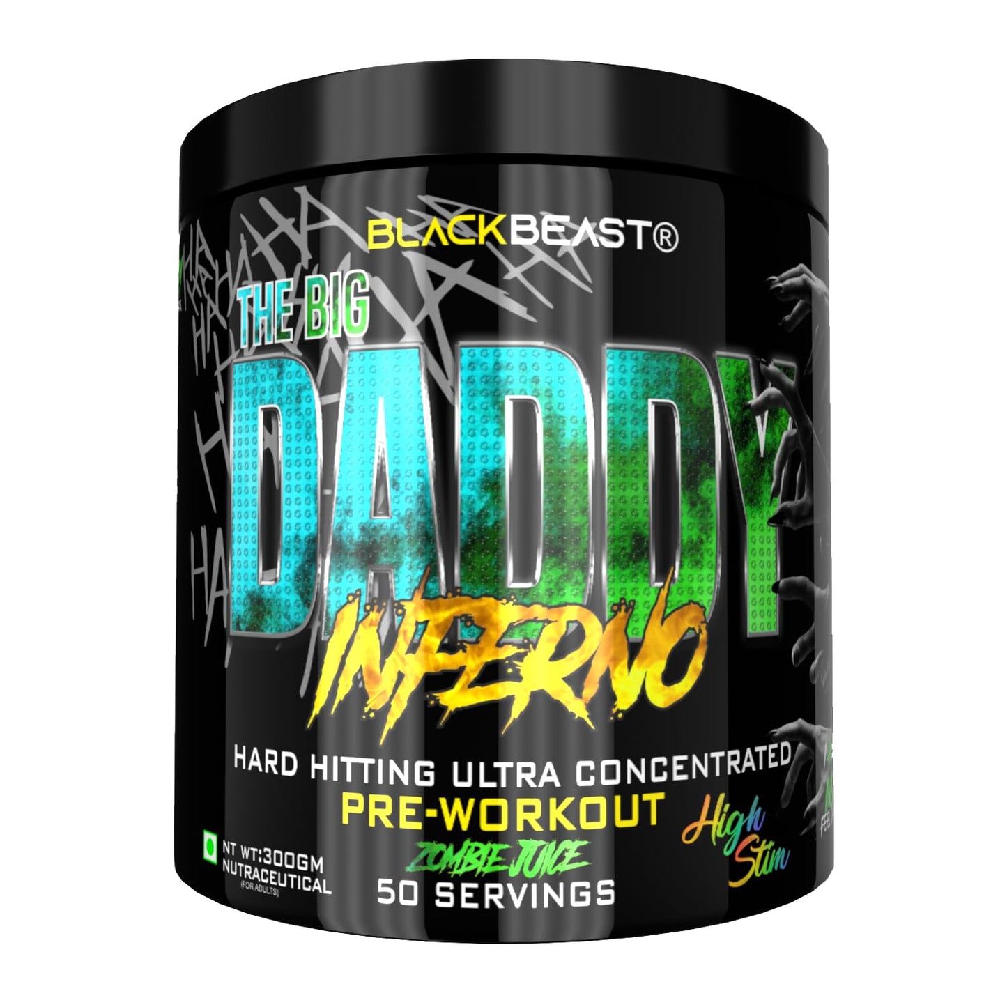 Black Beast The Big Daddy Inferno Pre workout 50 Servings 300gm