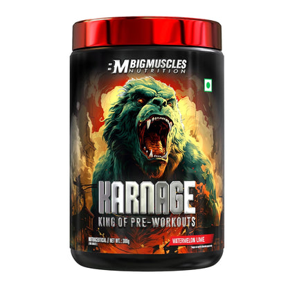 Bigmuscles Nutrition Karnage Pre workout 60 Servings 300gm