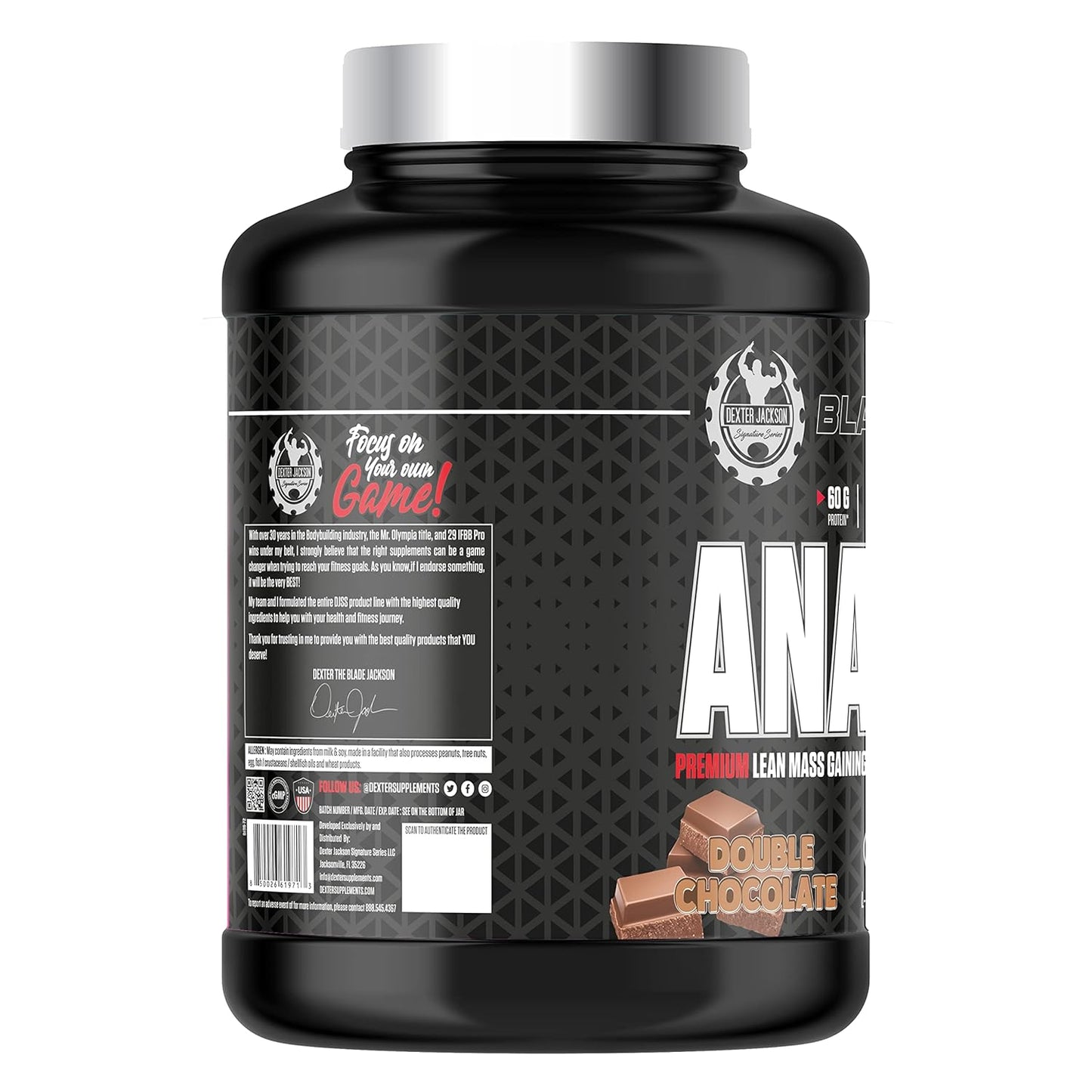 Dexter Jackson Black Series Anabolic Mass Gainer Double Chocolate