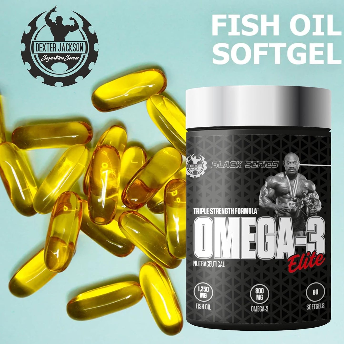 Dexter Jackson Black Series Omega-3 Elite | 90 Softgels