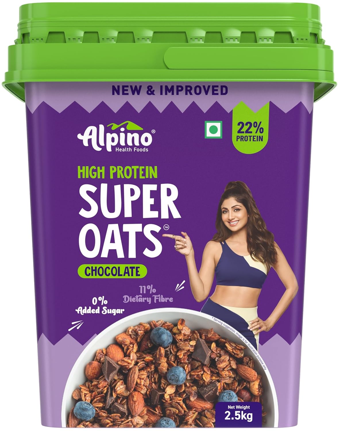 ALPINO 22% High Protein Super Oats Chocolate
