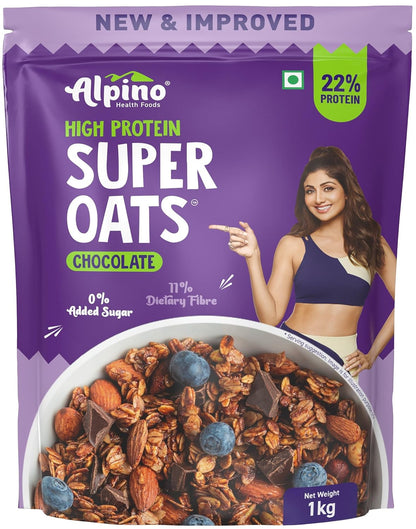 ALPINO 22% High Protein Super Oats Chocolate